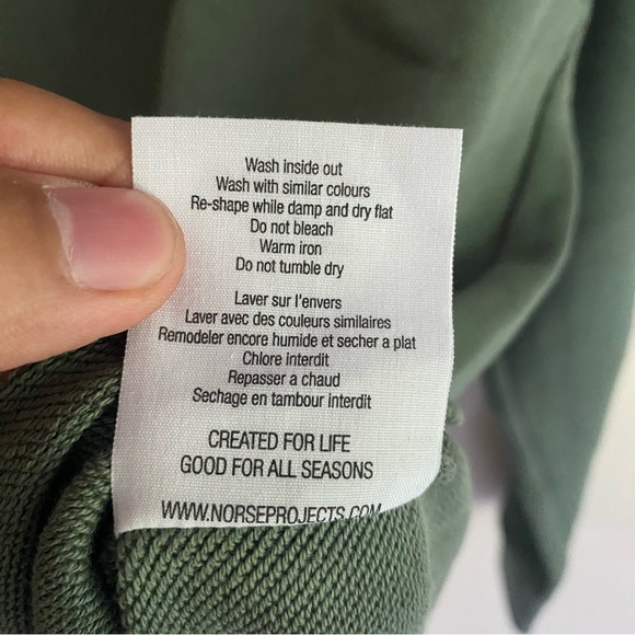 Norse Projects Green Sweatshirt - Picture 12 of 16